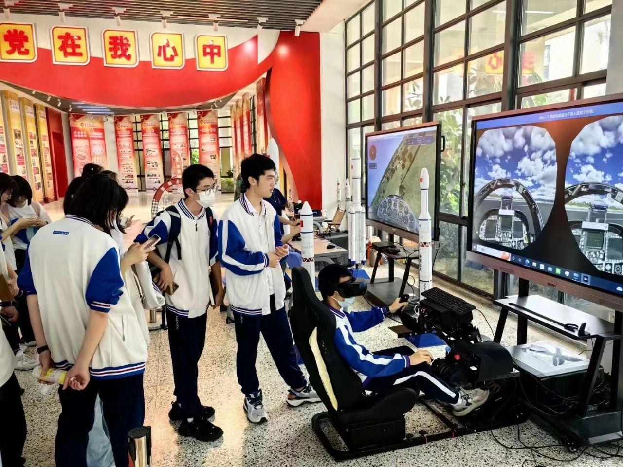 同心共筑飞行梦！福州第八中学雏鹰翱翔校园基地开放日活动举行